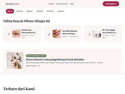 Website Blog Beauty Inside