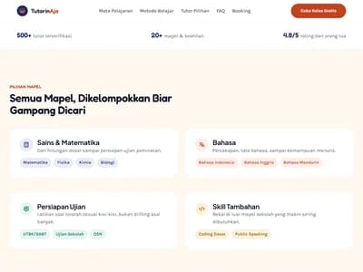 Website Platform Tutoring