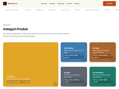 Website Toko Cat Warna Abadi