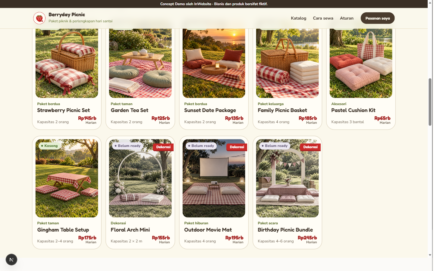 Berryday Picnic - Tangkapan layar 1