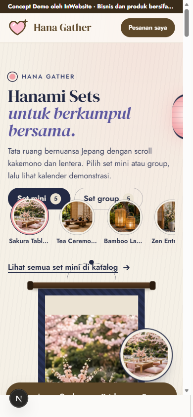 Hana Gather - Tangkapan layar 2
