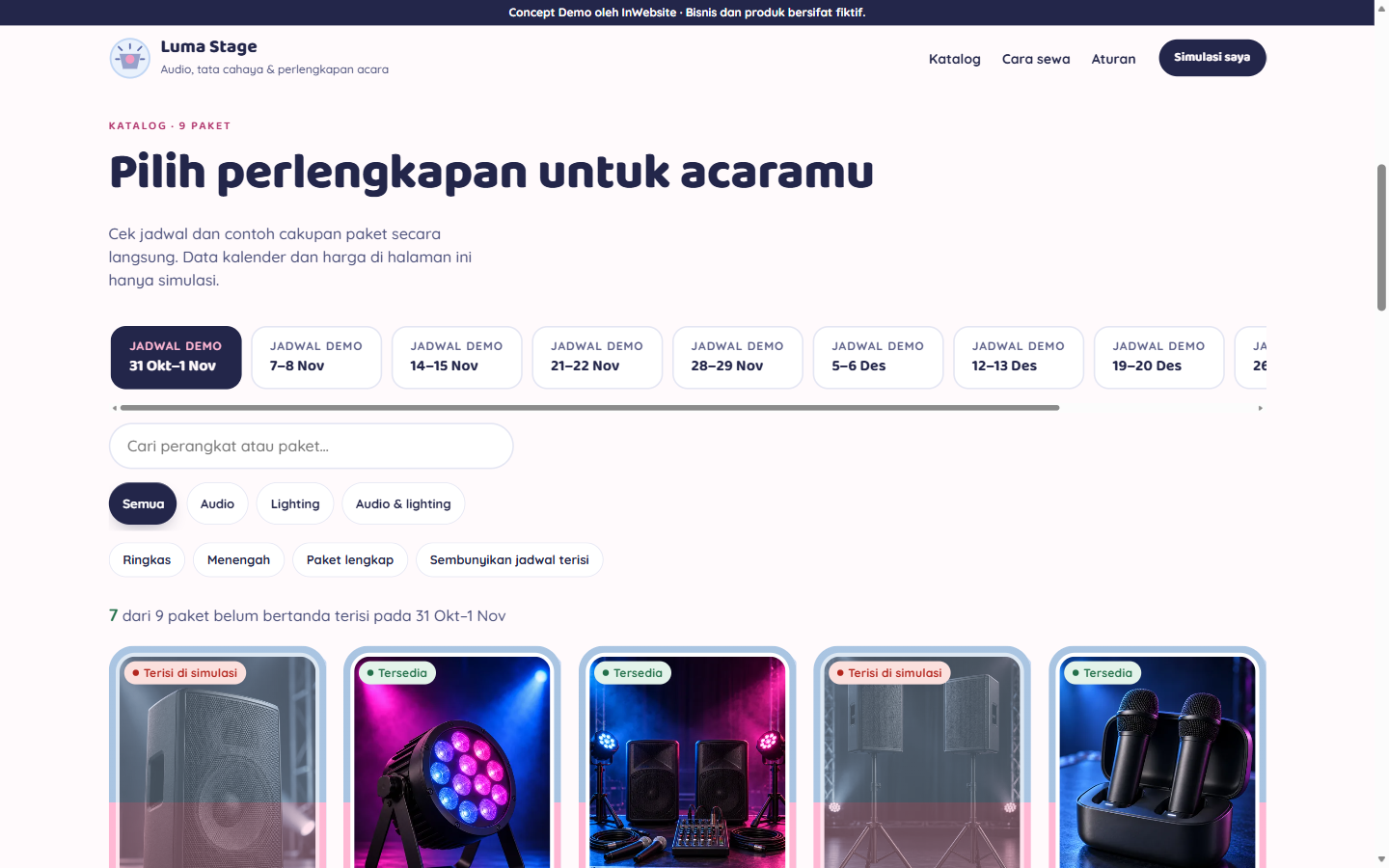 Luma Stage - Tangkapan layar 1