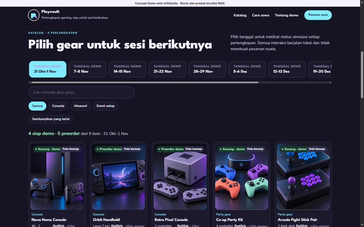 Playvault - Tangkapan layar 1