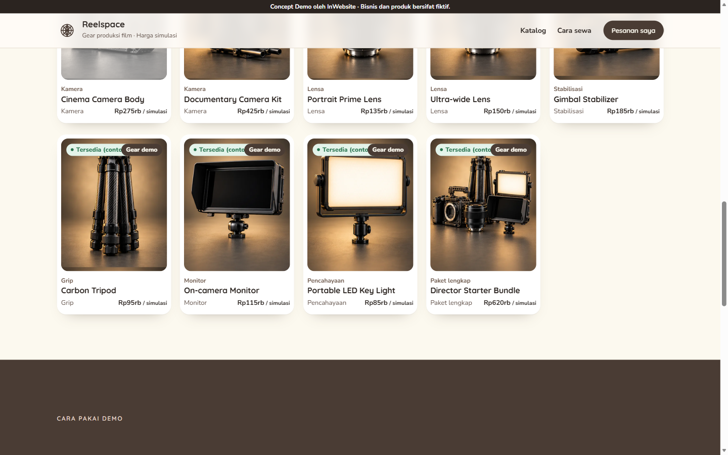 Reelspace - Tangkapan layar 2